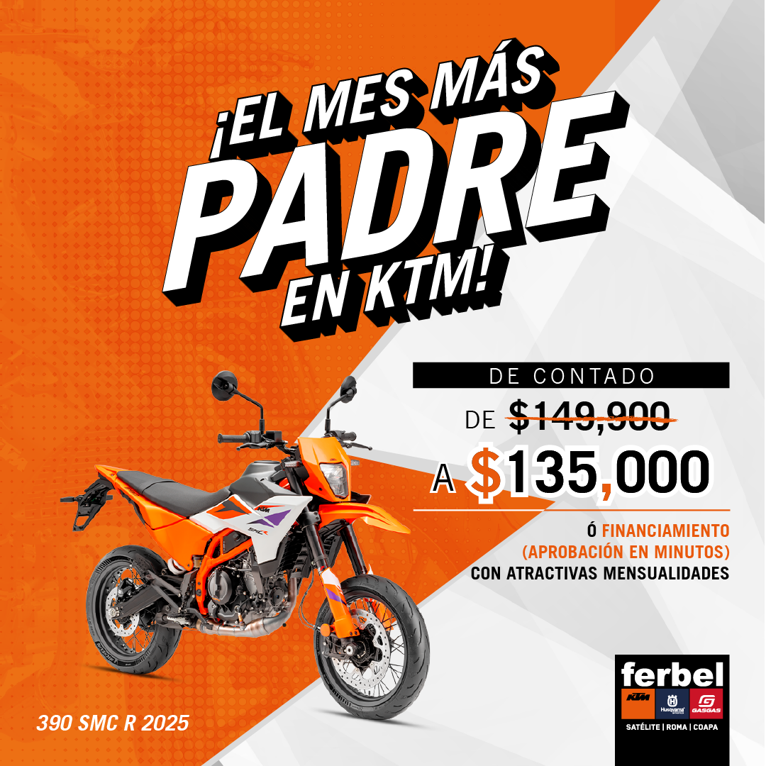 ¡El mes más padre en KTM!